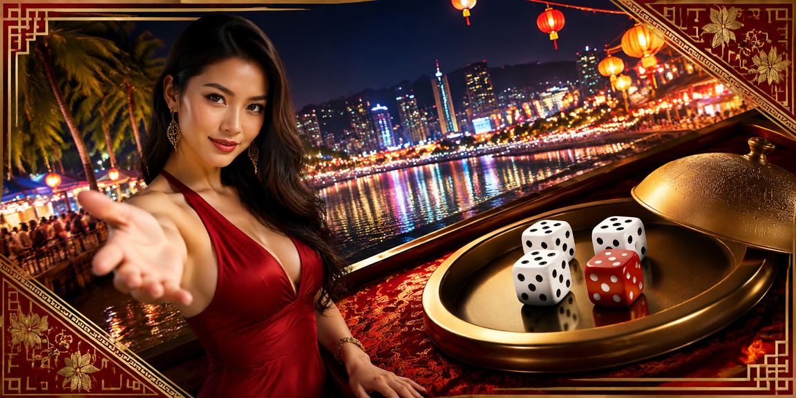 Bàn tài xỉu xúc xắc sôi động tại chợ đêm Nha Trang
